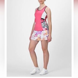 Sofibella Women's Isa Isabella watercolors 14" UV‎ Skirt size XS new